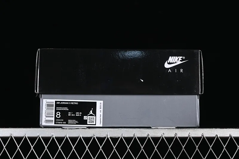 All categories Air Jordan Jordan series basketball shoes Air Jordan 11 Air Jordan 11 Retro AJ11 Joe 11 patent leather black and white red CT8012-106